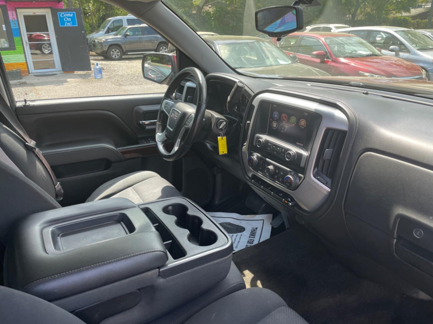 2014 RED GMC SIERRA 1500 SLE (3GTP1UEC5EG) with an 5.3L engine, Automatic transmission, located at 5103 Dorchester Rd., Charleston, SC, 29418-5607, (843) 767-1122, 36.245171, -115.228050 - Photo#8